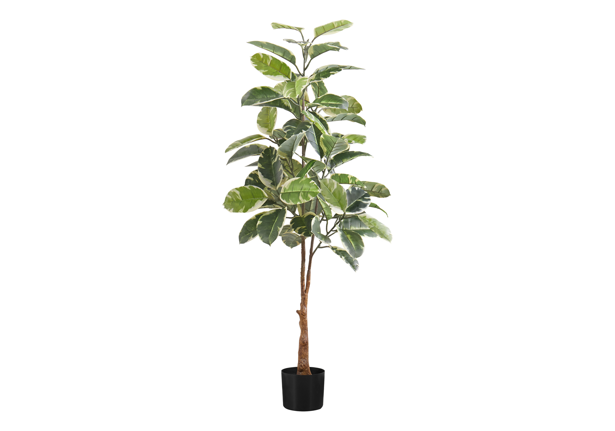 ARTIFICIAL PLANT - 52"H / INDOOR RUBBER TREE IN A 5" POT